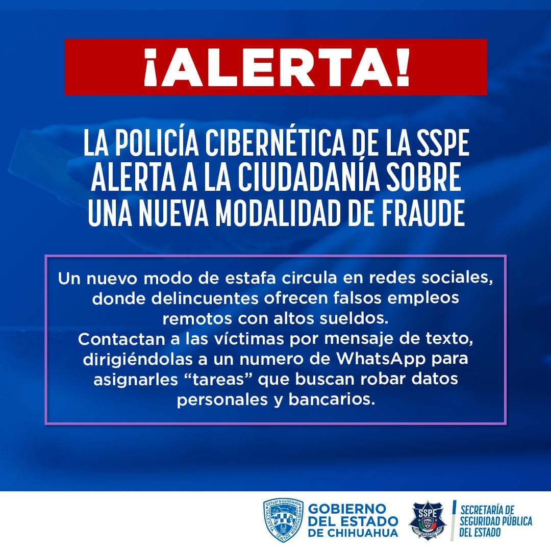 Alertan sobre nueva modalidad de fraude en redes sociales; prometen sueldos exorbitantes 