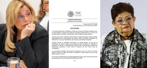 «Campos Galván responsabilizó al ex fiscal, sobre agentes extranjeros»: FGR