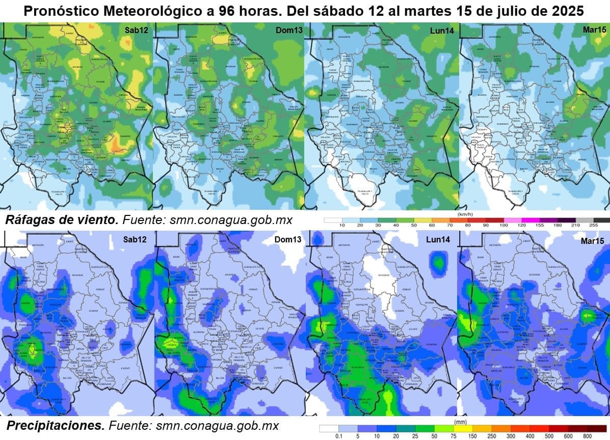 Emite Protección Civil alerta por tormentas para este sábado; toma precaución