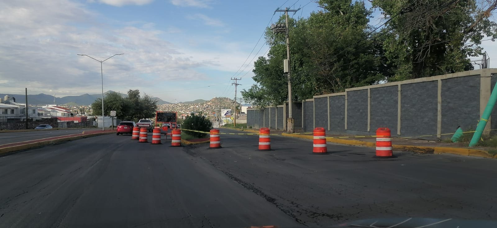 Cierran lateral de Ortiz Mena
